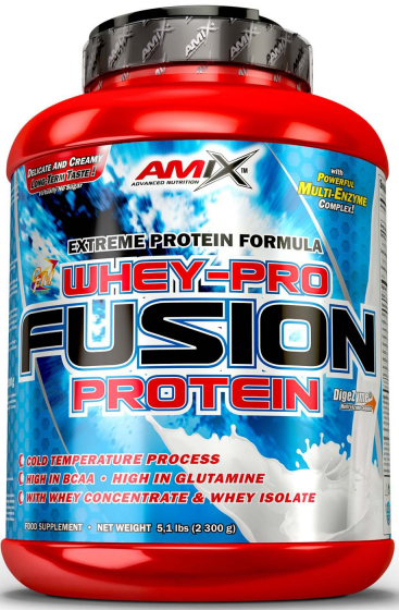 Srvátkový proteínový prášok Amix Whey Pro Fusion-2,3kg sušienka s krémom