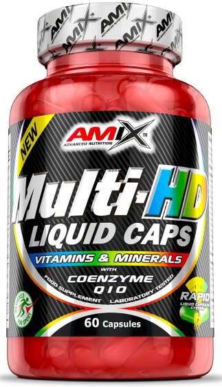 Vitamíny a minerály Amix Multi HD Liquid 60 kapsúl