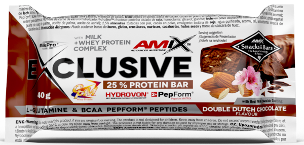 Proteínová tyčinka Amix Exclusive 40g dvojitá čokoláda