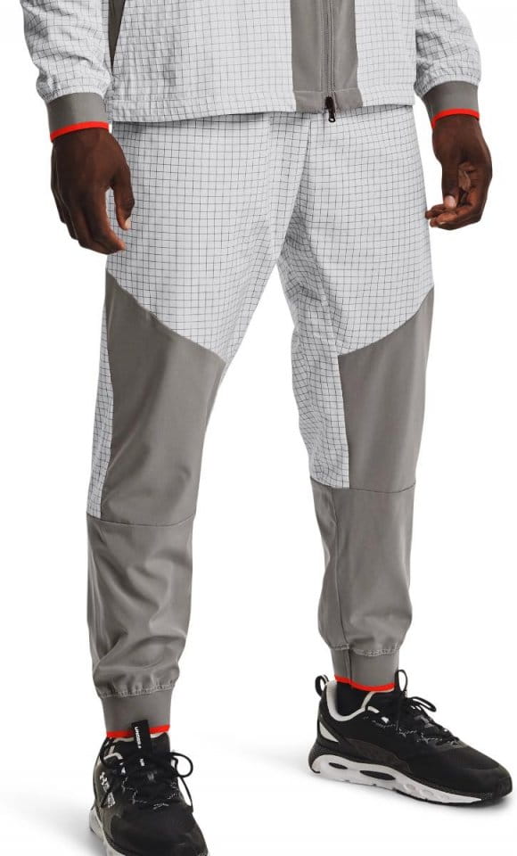 Nohavice Under Armour UA RUSH LEGACY WOVEN PANT-GRY