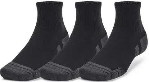 UA Performance Tech 3pk Qtr-BLK