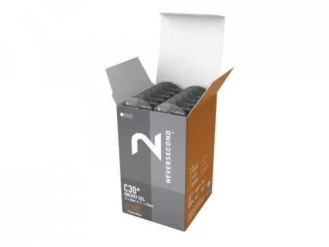 NEVERSECOND Energy Gel C30 Espresso 60 ml | 12 Sachet Box