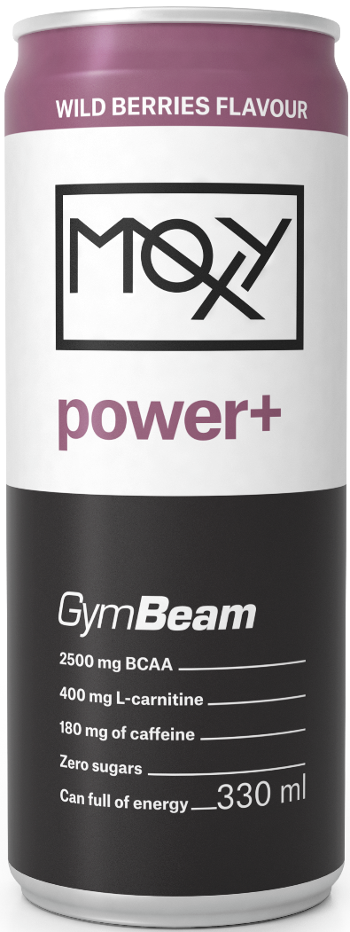 Energetický nápoj GymBeam Moxy Power+ Energy Drink 330 ml mango maracuja