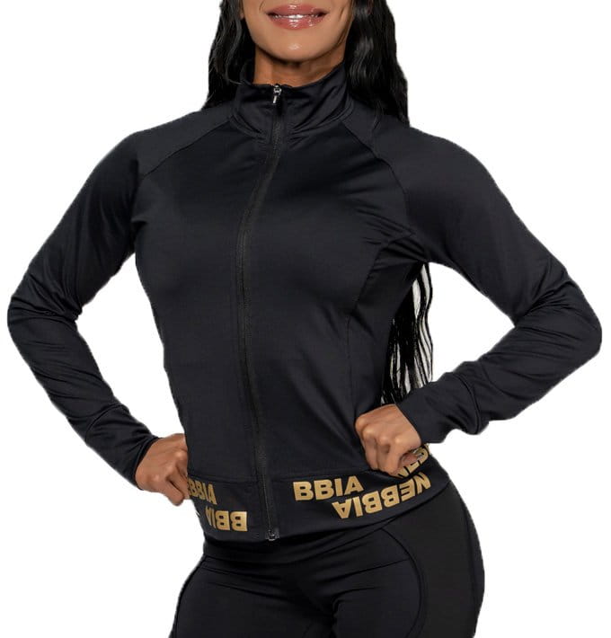 Mikina NEBBIA Women s Zip-Up Jacket INTENSE Warm-Up Gold