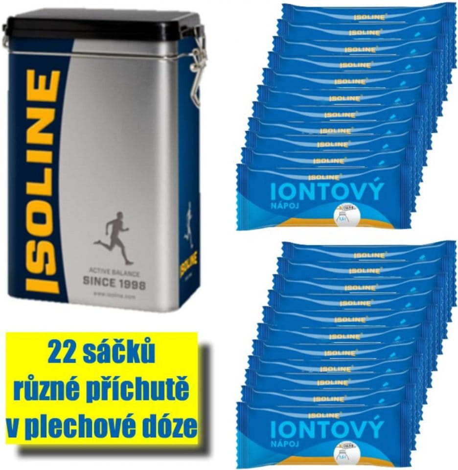 Iónové nápoje ISOLINE ionic can 22 x 12,5 g