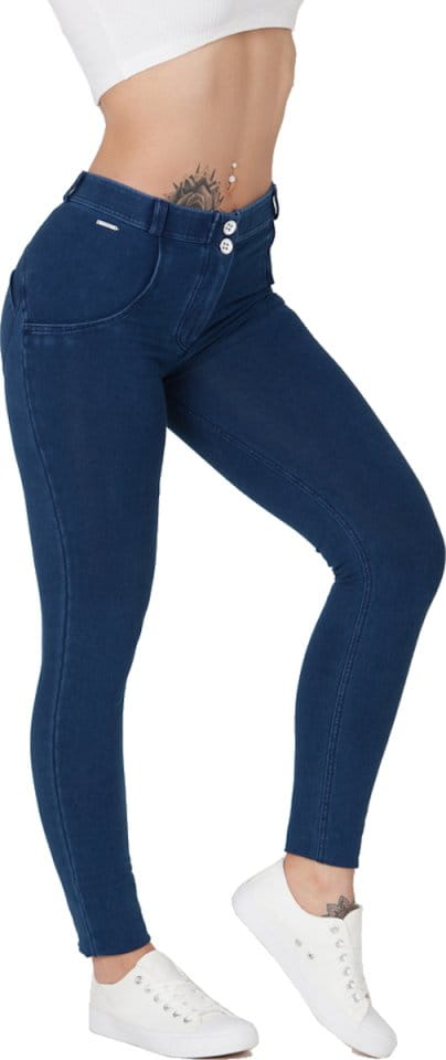 Nohavice Boost Jeans Mid Waist Dark Blue