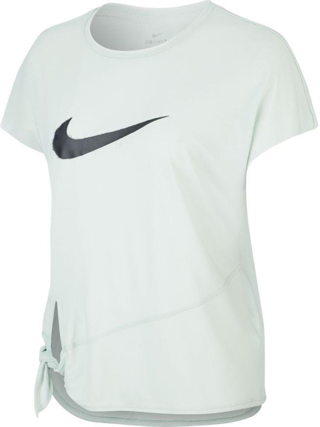 Tričko Nike W NK DRY SIDE TIE SS TOP GRX