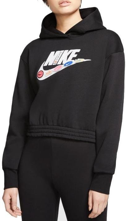 Mikina s kapucňou Nike W NSW ICN CLSH FLC HOODIE BB
