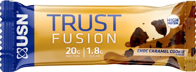 Proteínová sušienka USN Trust Fusion 55g čokoláda s karamelom